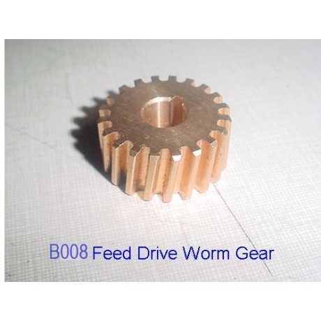 B008  Feed Drive Worm Gear