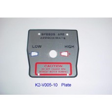 K2-V005-10  Plate