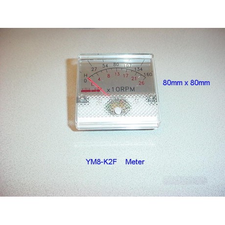YM8-K2F     RPM Meter (H: 0~160)